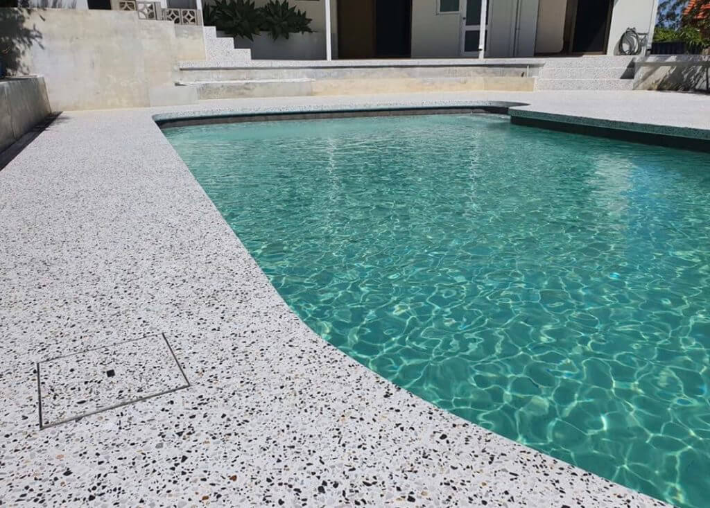 Concrete finishes Around swimming pools